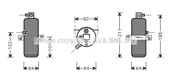 Осушитель AVA QUALITY COOLING CND202