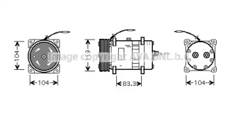 Компрессор AVA QUALITY COOLING CNK176