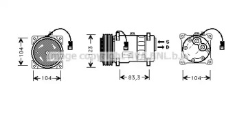 Компрессор AVA QUALITY COOLING CNK177