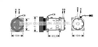 Компрессор AVA QUALITY COOLING CNK179