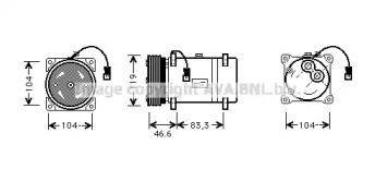 Компрессор AVA QUALITY COOLING CNK216