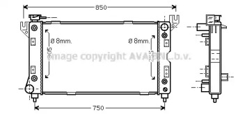 Теплообменник AVA QUALITY COOLING CR2029