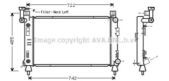 Теплообменник AVA QUALITY COOLING CR2050