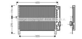 Конденсатор AVA QUALITY COOLING CR5014