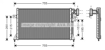 Конденсатор AVA QUALITY COOLING CR5018