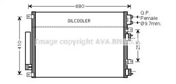 Конденсатор AVA QUALITY COOLING CR5093D