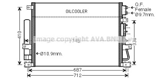 Конденсатор AVA QUALITY COOLING CR5124D