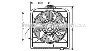 Вентилятор AVA QUALITY COOLING CR7504