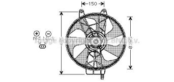 Вентилятор AVA QUALITY COOLING CR7506