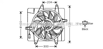 Вентилятор AVA QUALITY COOLING CR7507