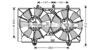 Вентилятор AVA QUALITY COOLING CR7510