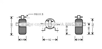 Осушитель AVA QUALITY COOLING CRD058