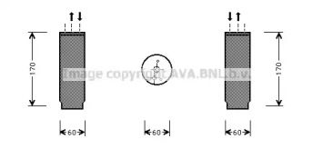 Осушитель AVA QUALITY COOLING CRD073