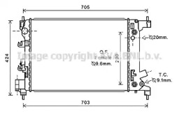 Теплообменник AVA QUALITY COOLING CT2043