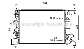 Теплообменник AVA QUALITY COOLING CT2047