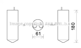 Осушитель AVA QUALITY COOLING CTD050