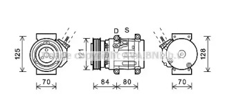 Компрессор AVA QUALITY COOLING CTK037