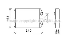 Теплообменник AVA QUALITY COOLING DA6014