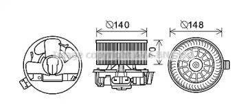 Электродвигатель AVA QUALITY COOLING DA8010