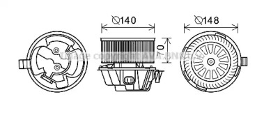 Электродвигатель AVA QUALITY COOLING DA8012