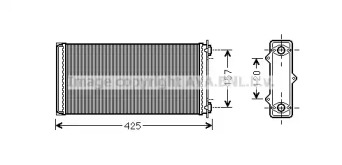 Теплообменник AVA QUALITY COOLING DF6037