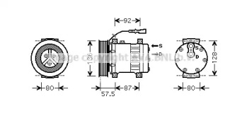 Компрессор AVA QUALITY COOLING DFAK033