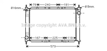 Теплообменник AVA QUALITY COOLING DN2261