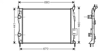 Теплообменник AVA QUALITY COOLING DN2278