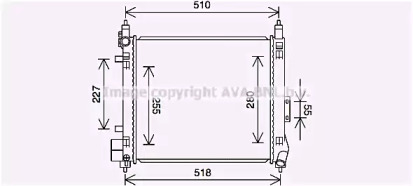 Теплообменник AVA QUALITY COOLING DN2439