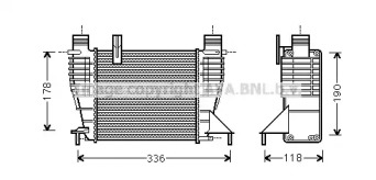 Теплообменник AVA QUALITY COOLING DN4340