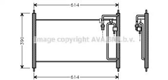 Конденсатор AVA QUALITY COOLING DN5177