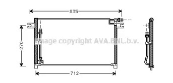 Конденсатор AVA QUALITY COOLING DN5185