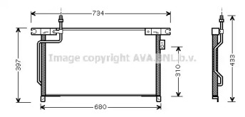 Конденсатор AVA QUALITY COOLING DN5202