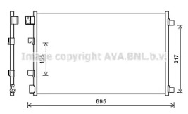 Конденсатор AVA QUALITY COOLING DN5406