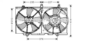 Вентилятор AVA QUALITY COOLING DN7507