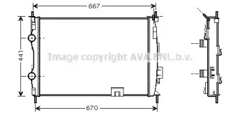 Теплообменник AVA QUALITY COOLING DNA2280