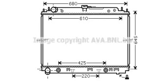 Теплообменник AVA QUALITY COOLING DNA2297