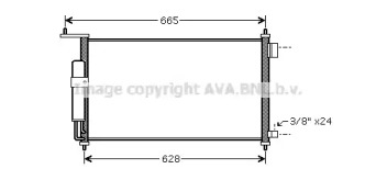 Конденсатор AVA QUALITY COOLING DNA5332D