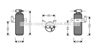 Осушитель AVA QUALITY COOLING DND095