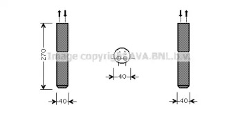 Осушитель AVA QUALITY COOLING DND254