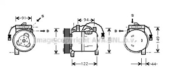 Компрессор AVA QUALITY COOLING DNK004