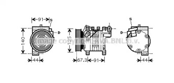 Компрессор AVA QUALITY COOLING DNK273