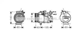 Компрессор AVA QUALITY COOLING DNK336