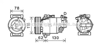 Компрессор AVA QUALITY COOLING DNK386