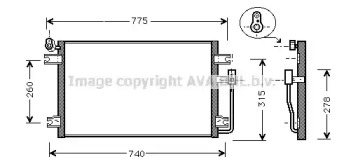 Конденсатор AVA QUALITY COOLING DW5031