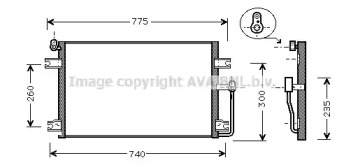 Конденсатор AVA QUALITY COOLING DW5085