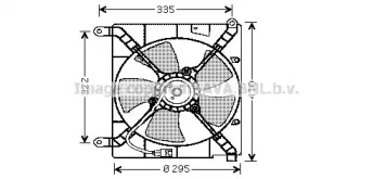 Вентилятор AVA QUALITY COOLING DW7503