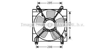 Вентилятор AVA QUALITY COOLING DW7509