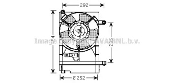 Вентилятор AVA QUALITY COOLING DW7512