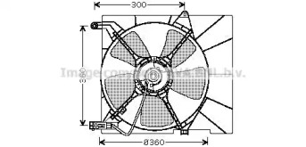 Вентилятор AVA QUALITY COOLING DW7514